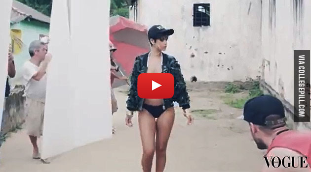 rihanna behind scenes video