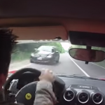 Ferrari F430 Almost Crash