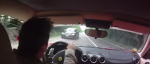 Ferrari F430 Almost Crash