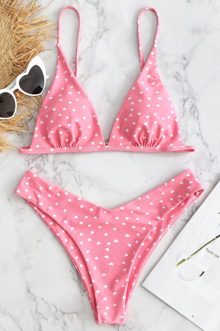 8 Hot Sexy Gabby Pink Heart Bikini Pics