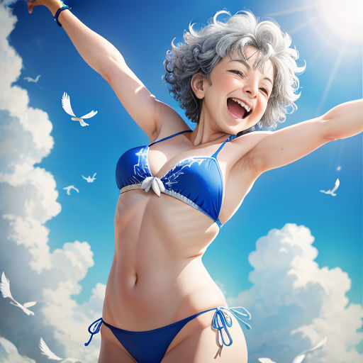 grace with a book in her face