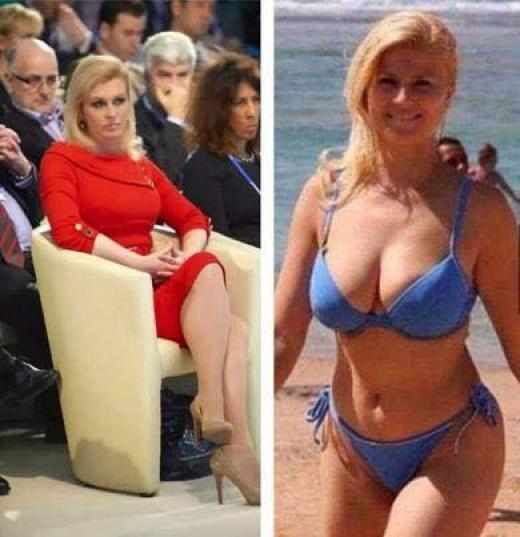 9 Hot Sexy Kolinda Grabar Kitarovic Bikini Pics 