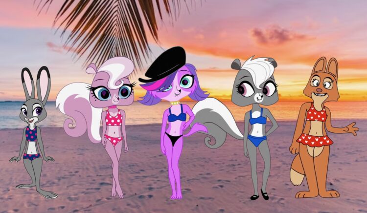 lps beach girl 8