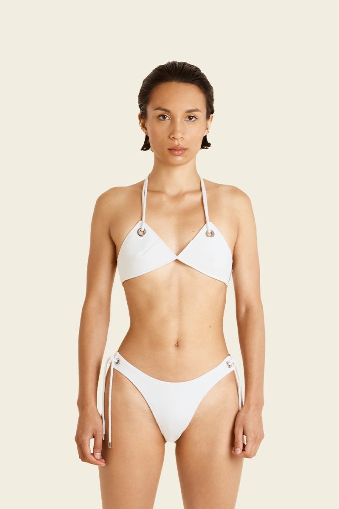 Hot Sexy Millena White Bikini Pics