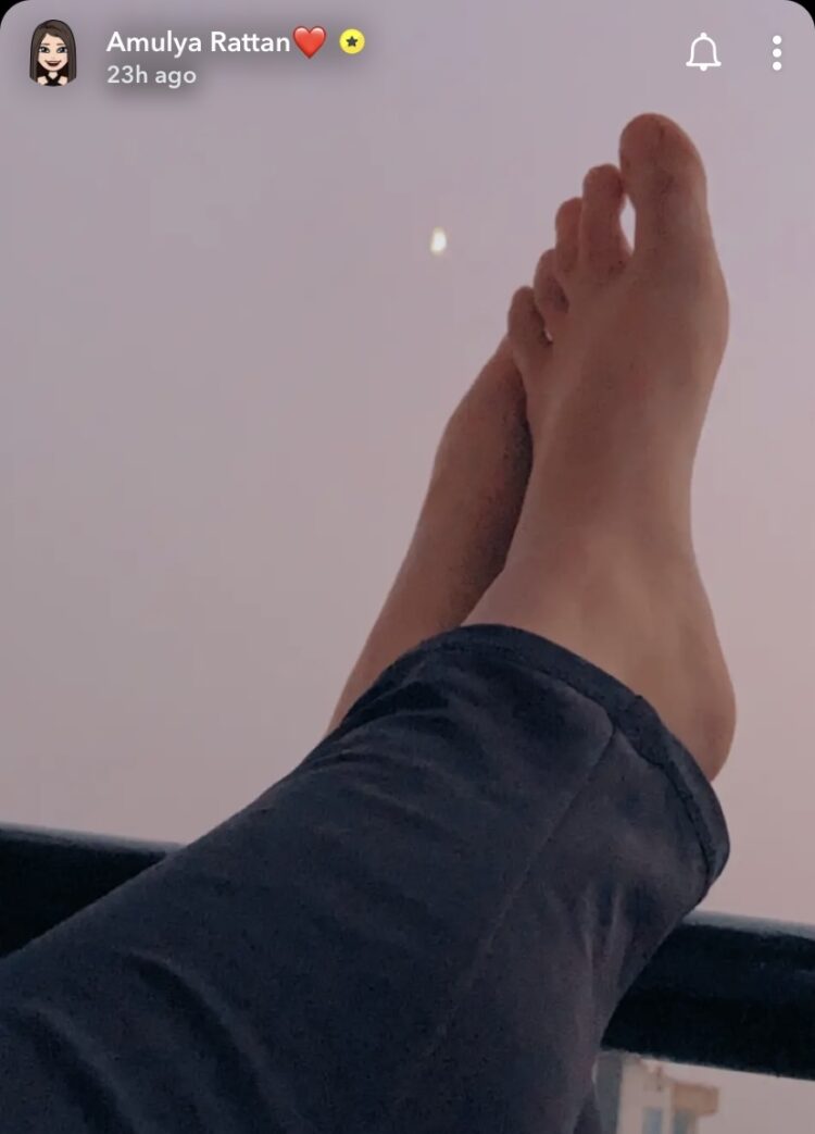 amulya feet 1