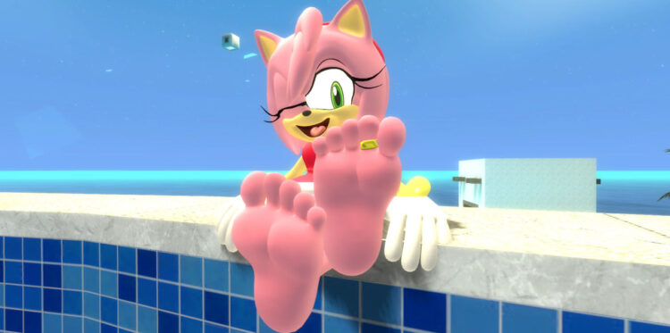 amy rose feet 6