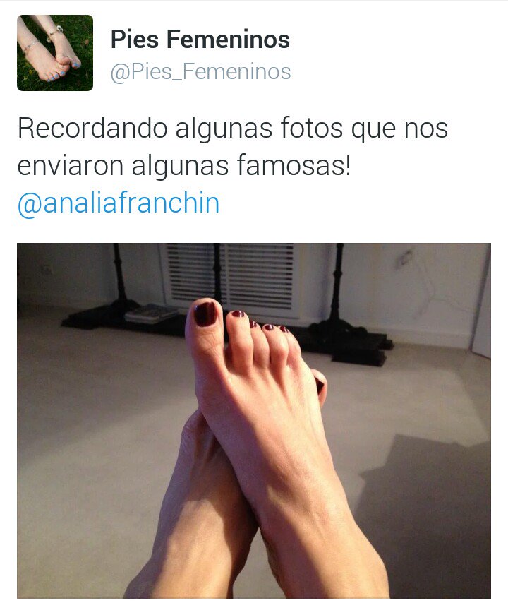 analia franchin feet