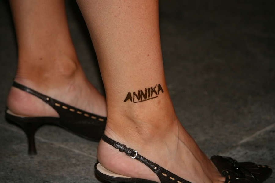 annika sorenstam feet 5