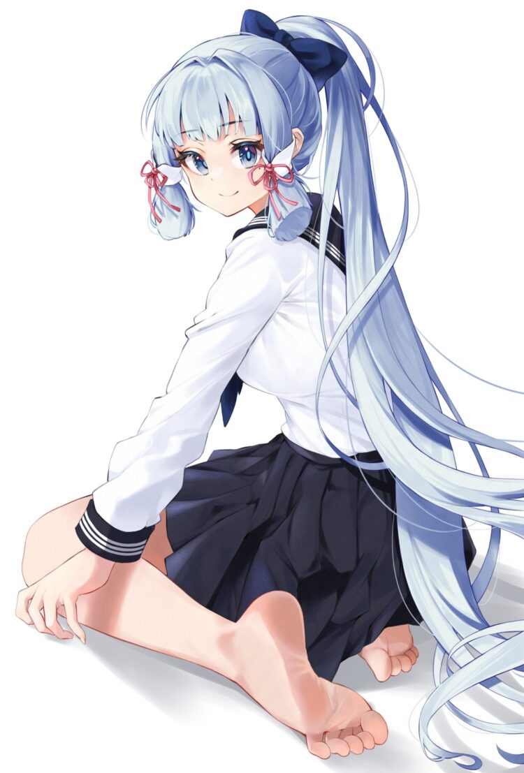 ayaka feet scaled