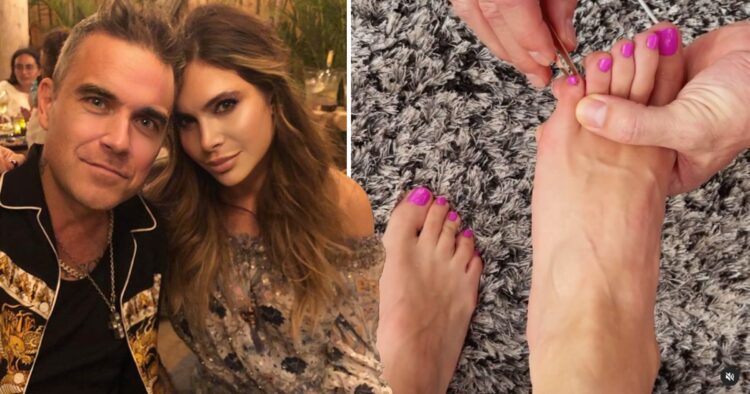 ayda field feet 3