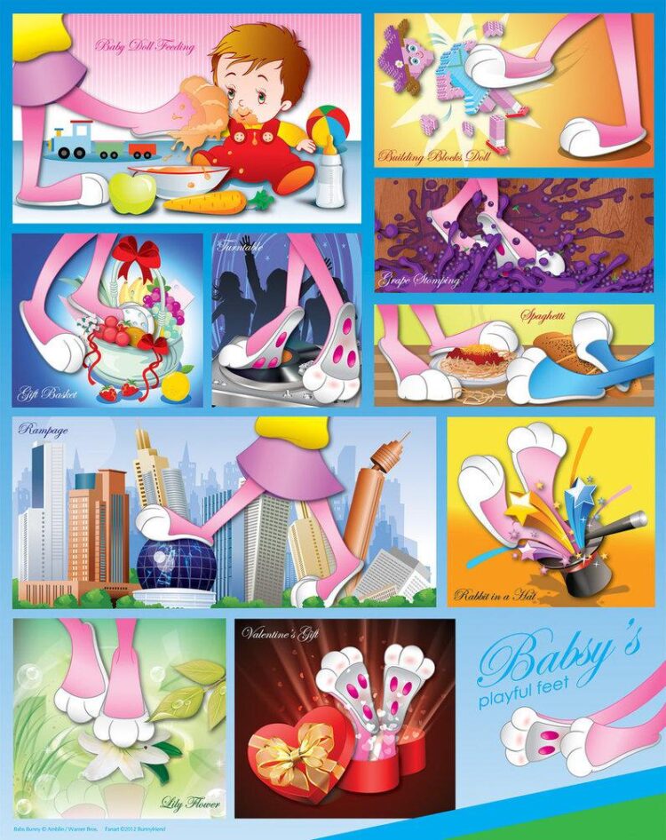 babs bunny feet 1