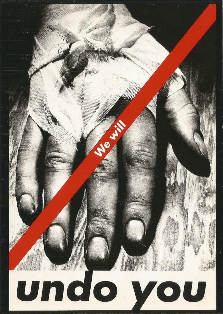 barbara kruger feet 5