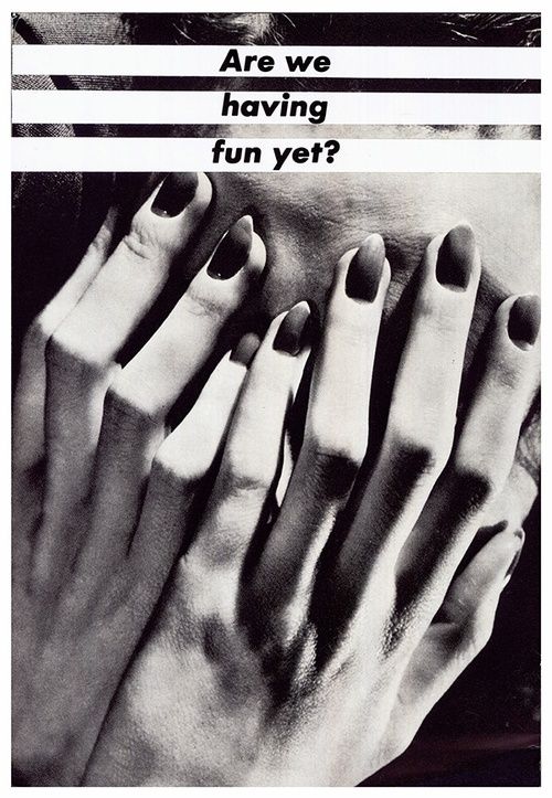 barbara kruger feet