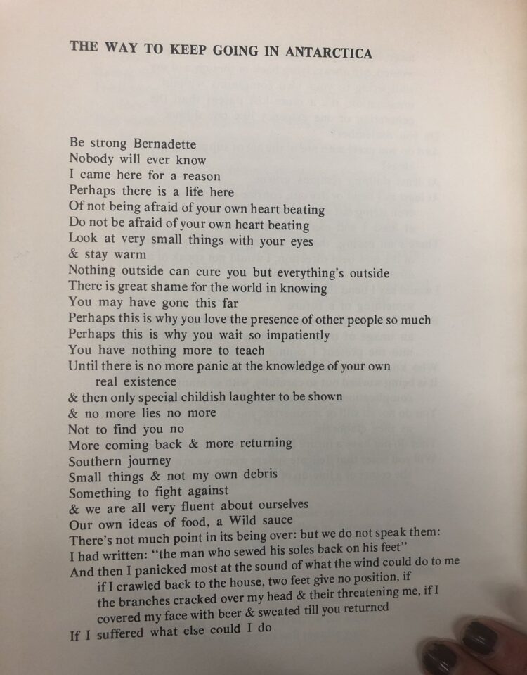 bernadette mayer feet 3