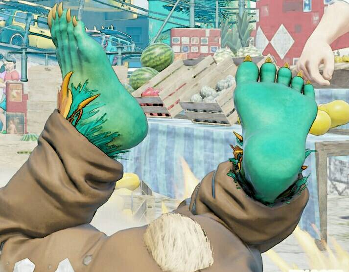 blanka white feet