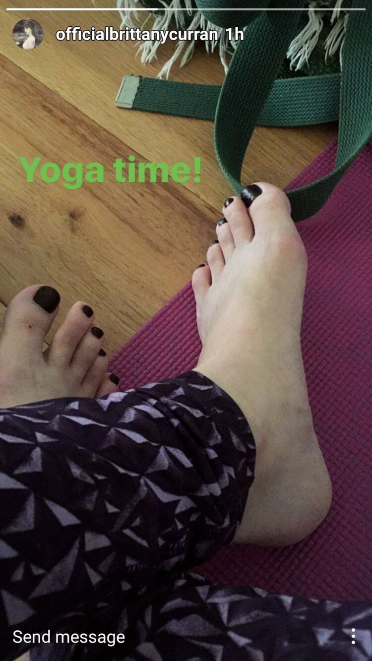 brittany curran feet