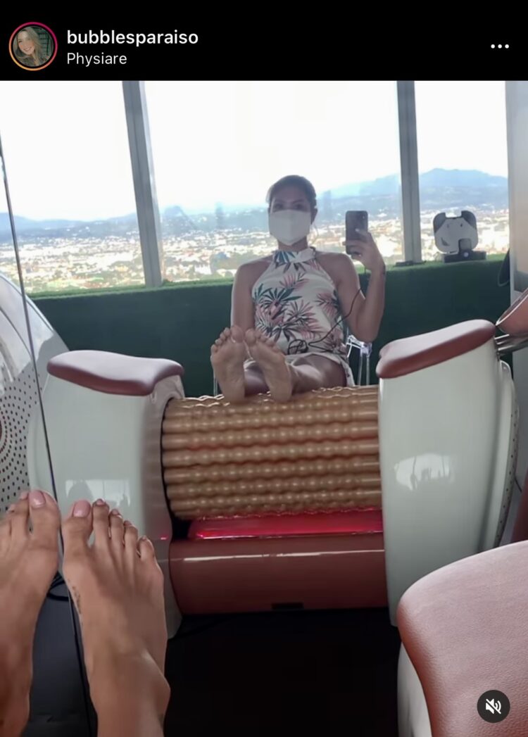 bubbles paraiso feet