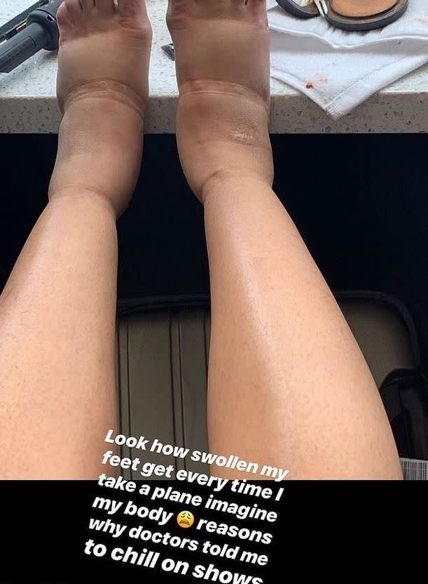cardi b feet