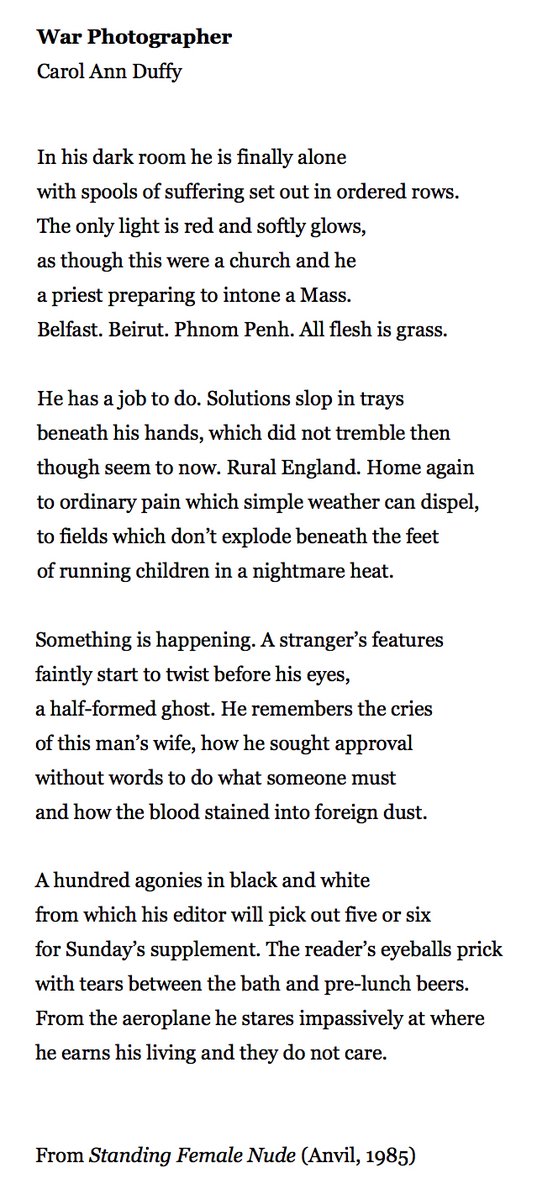 carol ann duffy feet 6