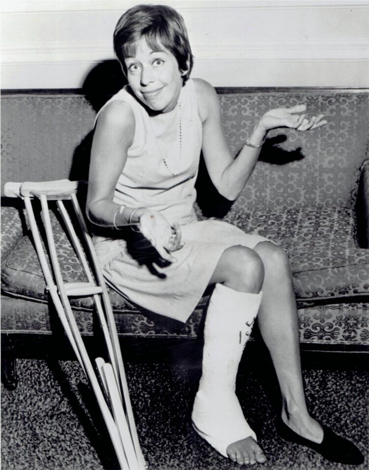 carol burnett feet