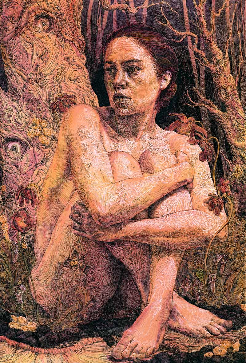 caroline harrison feet