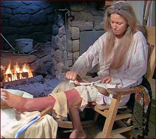 caroline ingalls feet