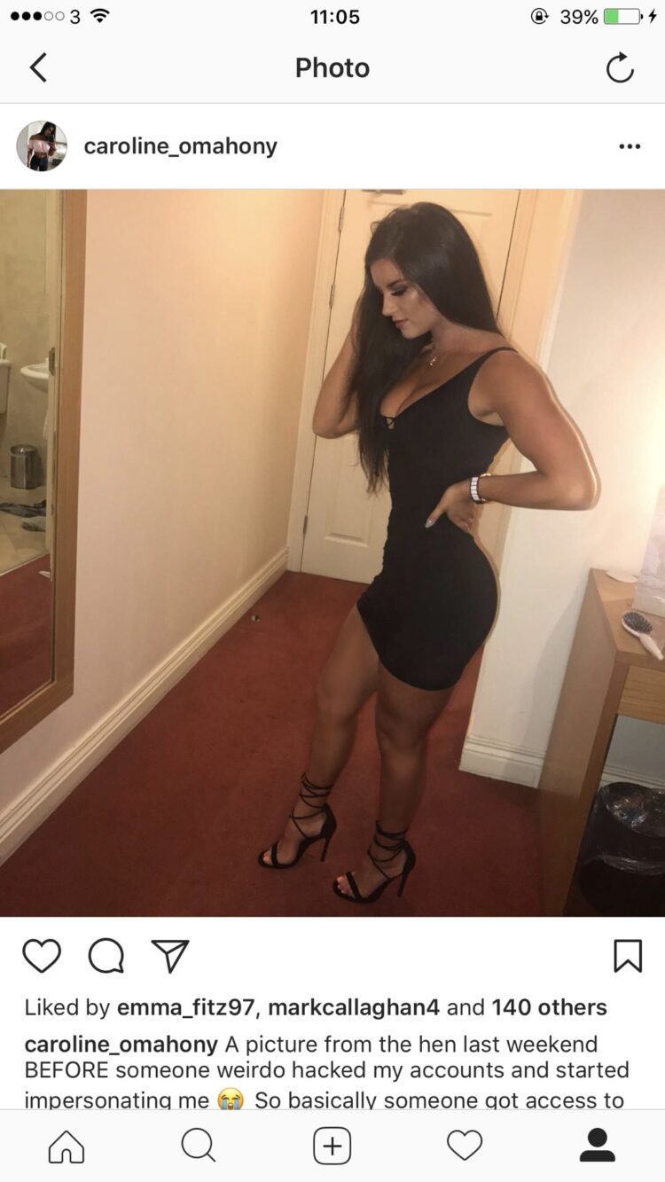 caroline omahony feet