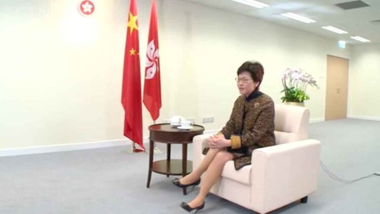 carrie lam feet