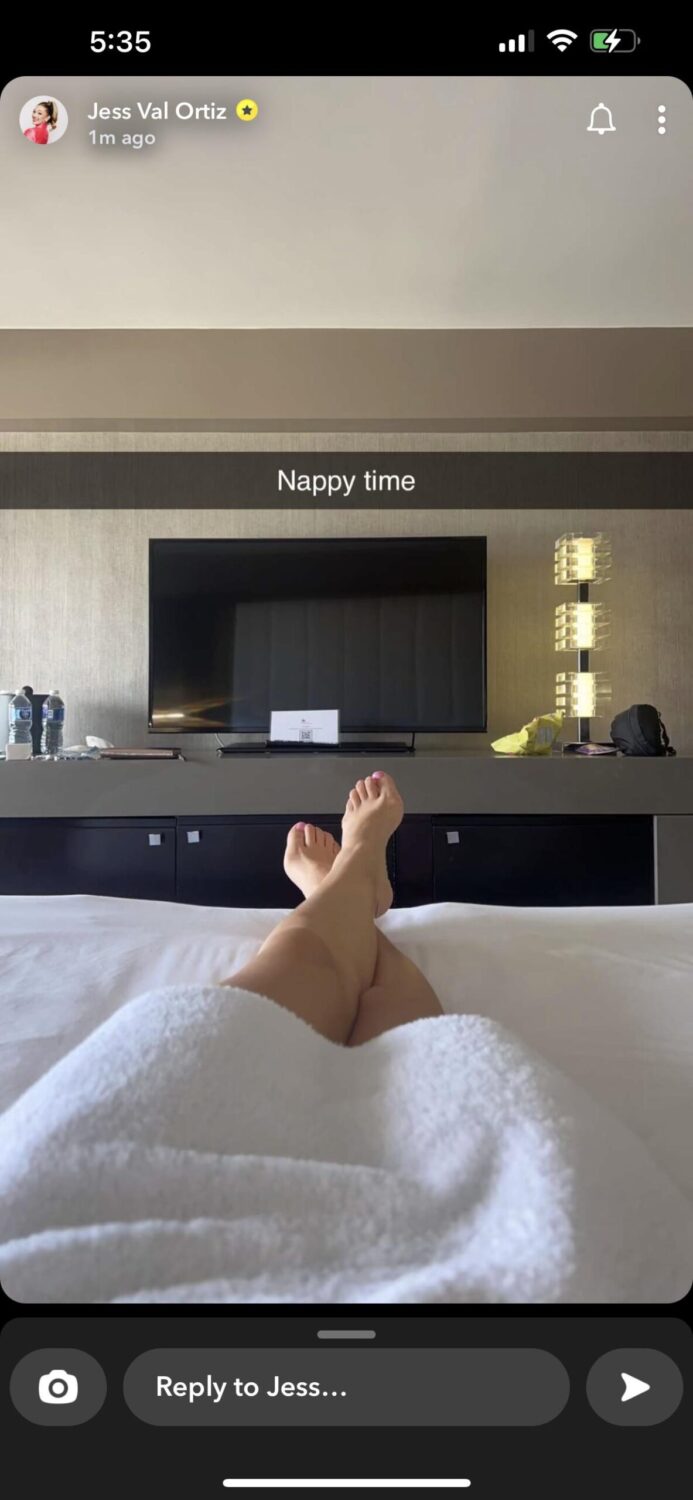 cat ortiz feet scaled