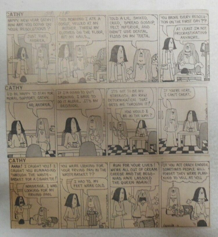 cathy guisewite feet 6