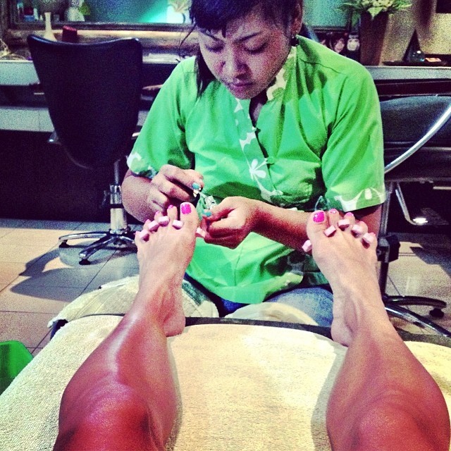 chantelle barry feet