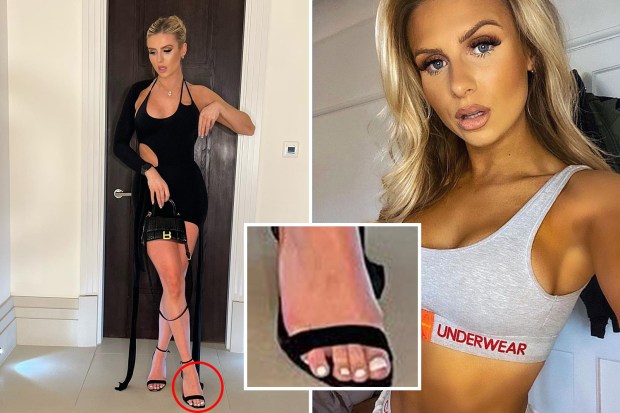 chloe burrows feet 5