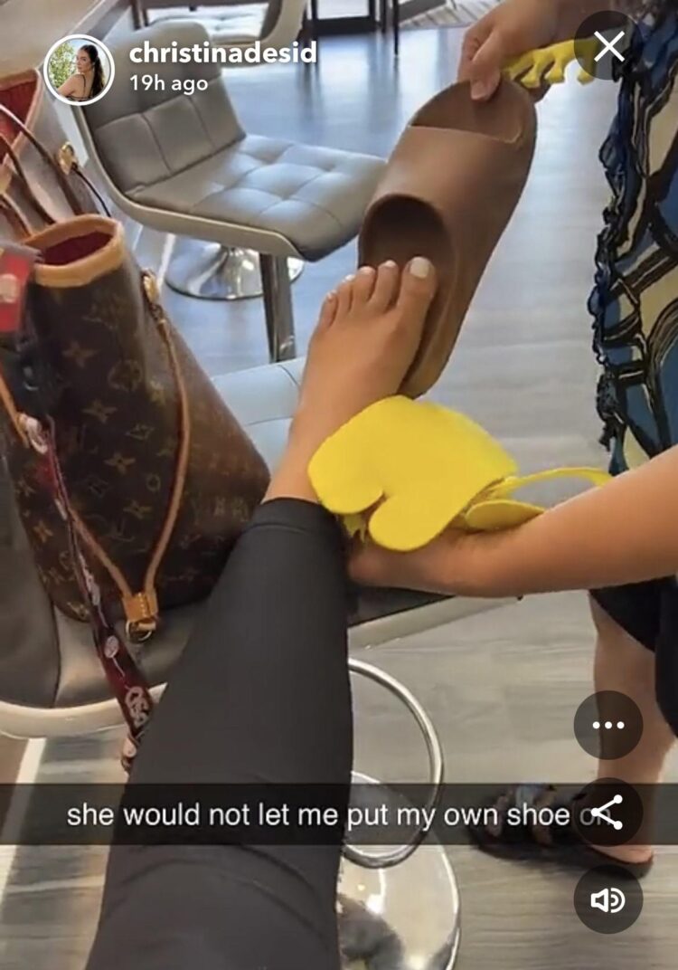 christina desiderio feet