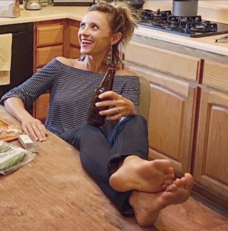 christine lakin feet