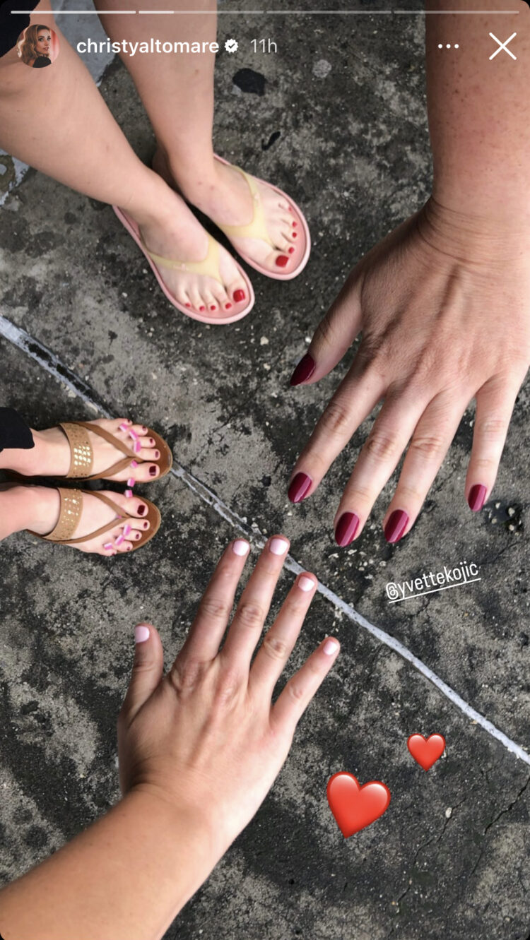 christy altomare feet