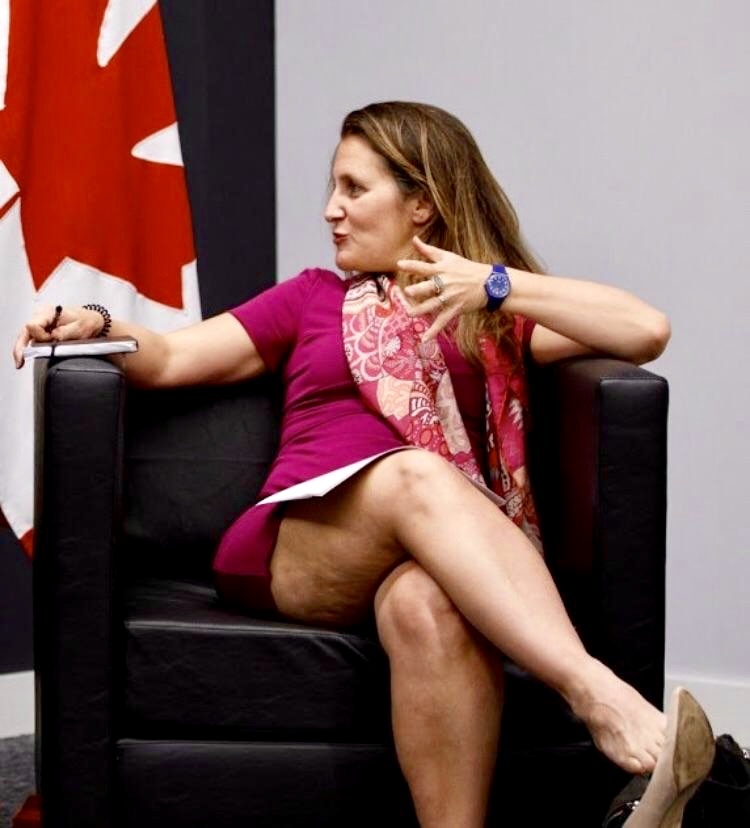 chrystia freeland feet