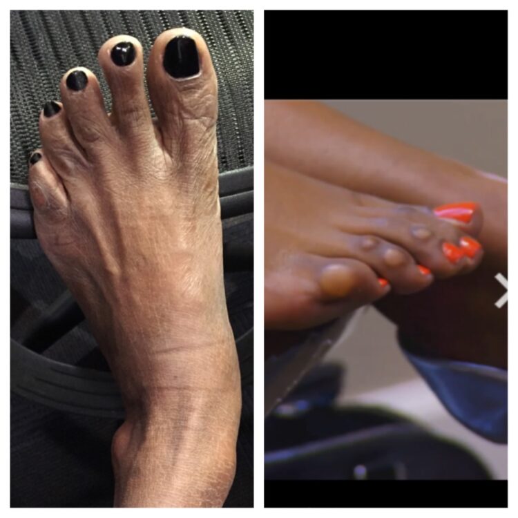 claudia black feet 6