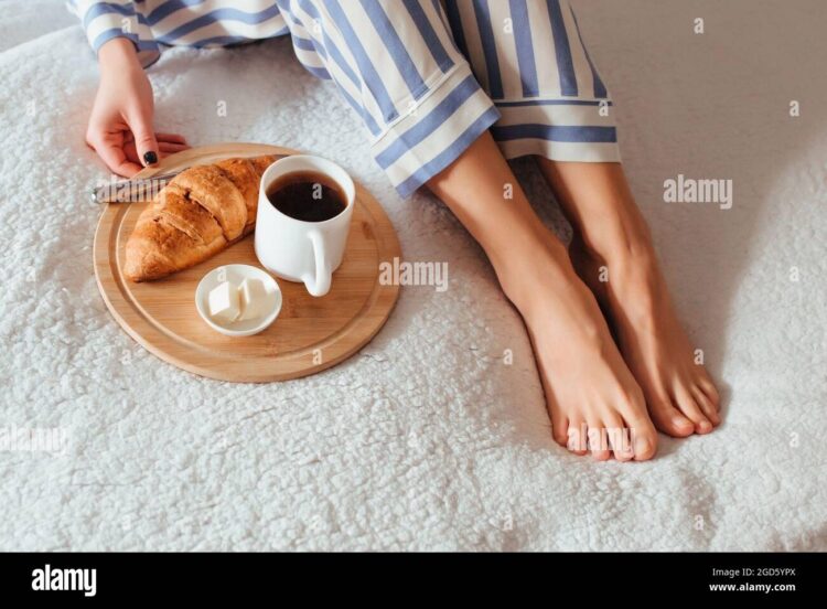 croissant woman feet 2