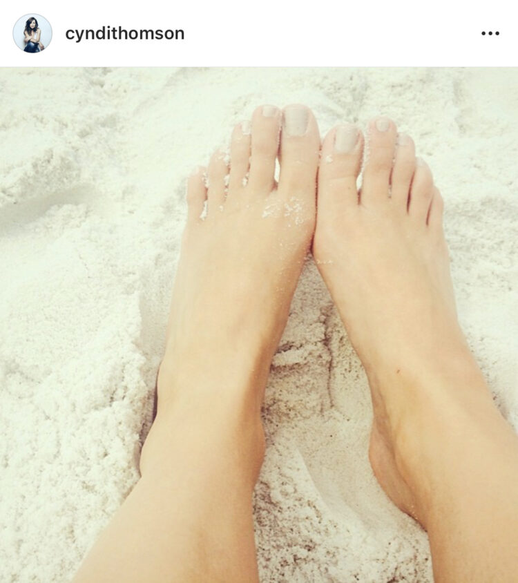 cyndi thomson feet