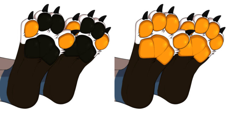 danny direwolf feet 2