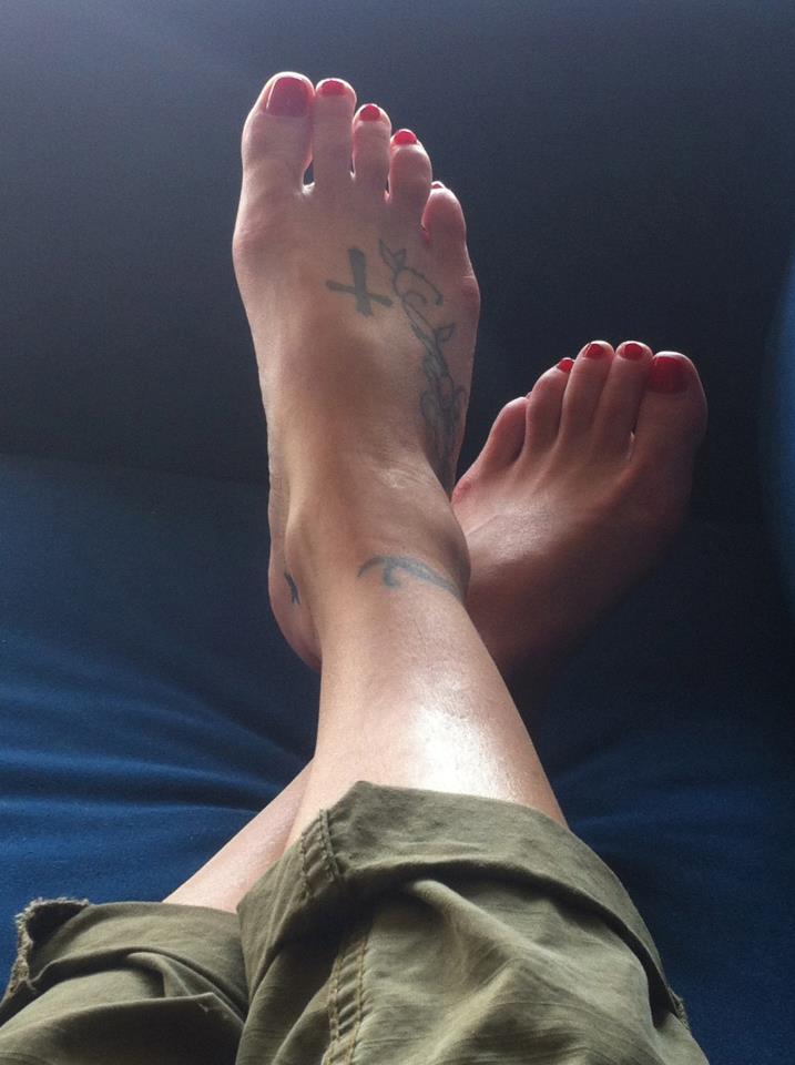 delphine chaneac feet