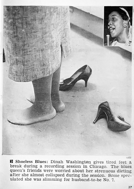 dinah washington feet