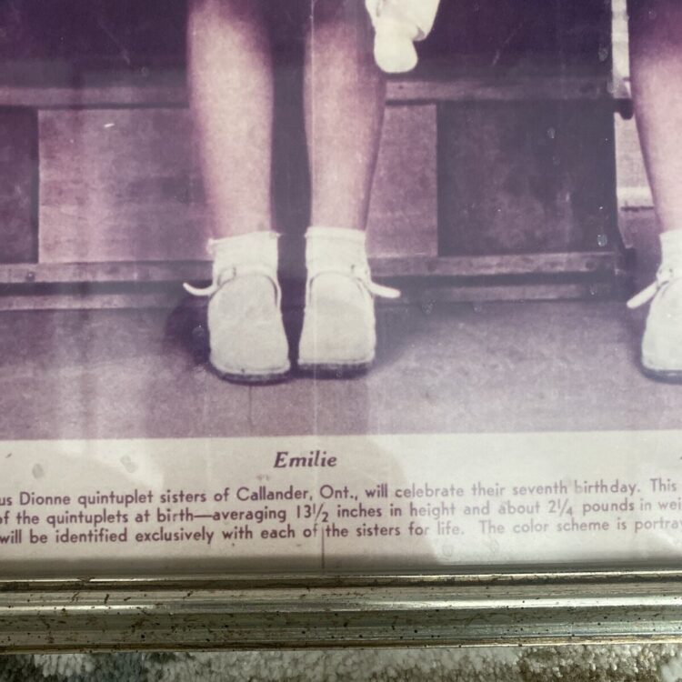 dionne quintuplets feet 2