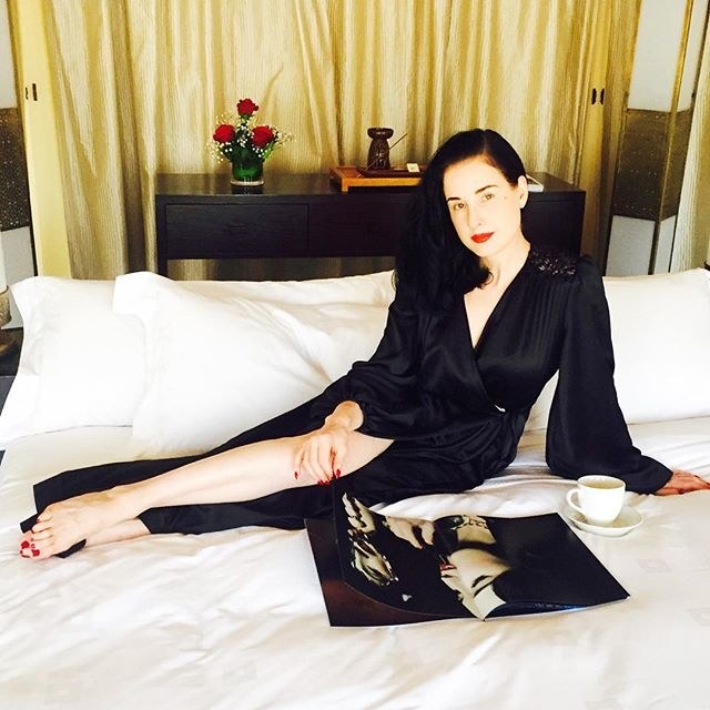 dita von teese feet 1