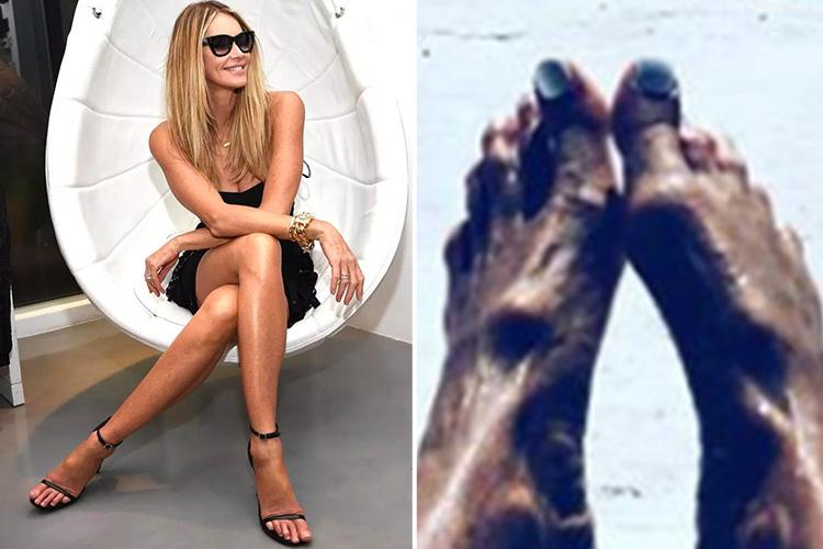 elle macpherson feet