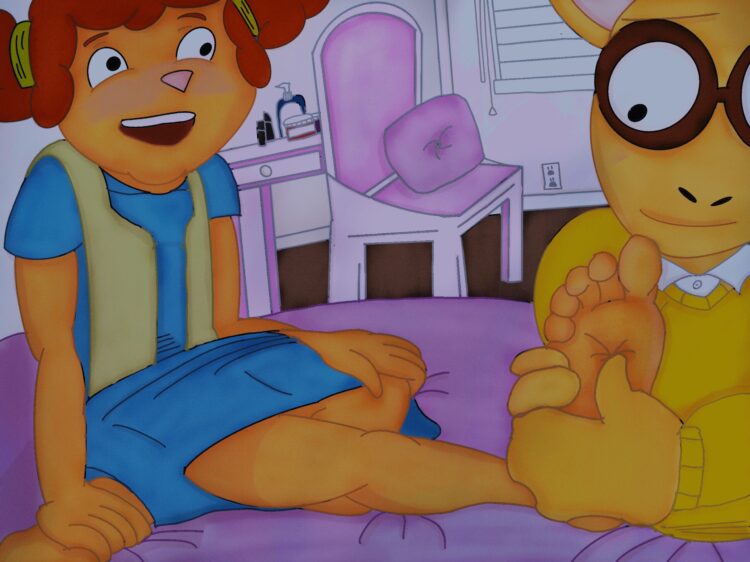 ellen arthur feet scaled