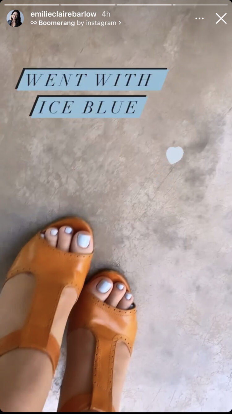 emilie claire barlow feet