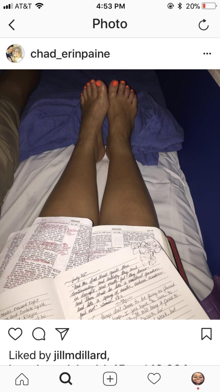 erin bates paine feet