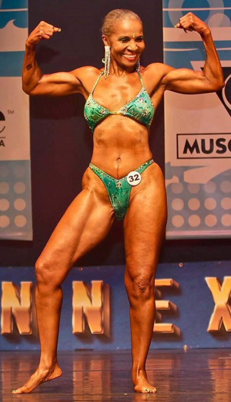 ernestine shepherd feet scaled