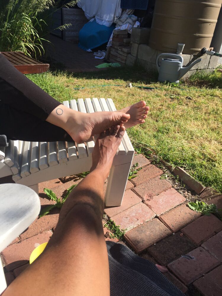 ferial haffajee feet 5